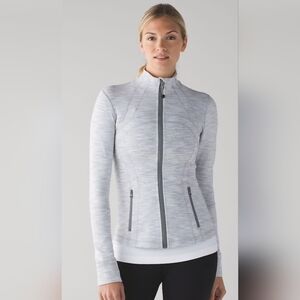Lululemon Athletica Light Gray Zip-Up Jacket
